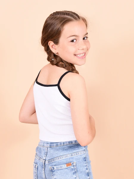 MUSCULOSA GO GIRL BLANCO