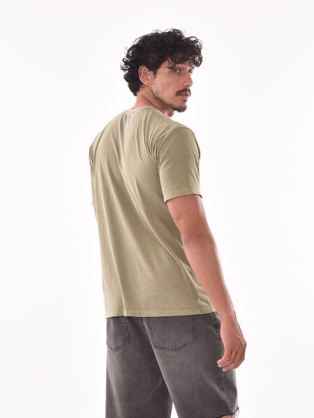 REMERA MANHATTAN VERDE MILI