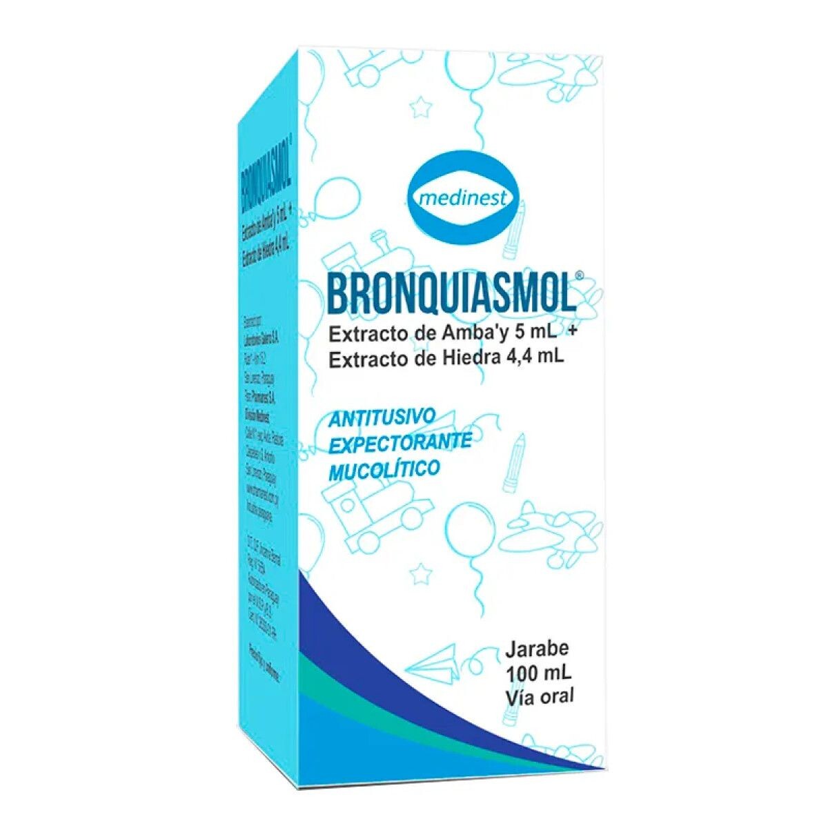 BRONQUIASMOL JARABE FR. X 100 ML. 