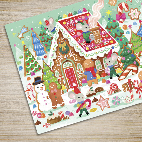 Puzzle Crocodile Creek 36 Piezas Navidad 40 x 50 cm U