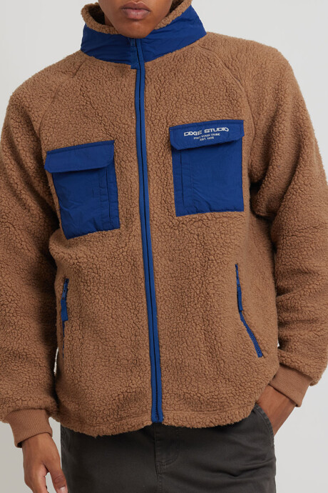 CAMPERA KEIRAN ( SHERPA ) DIXIE MarrÓn
