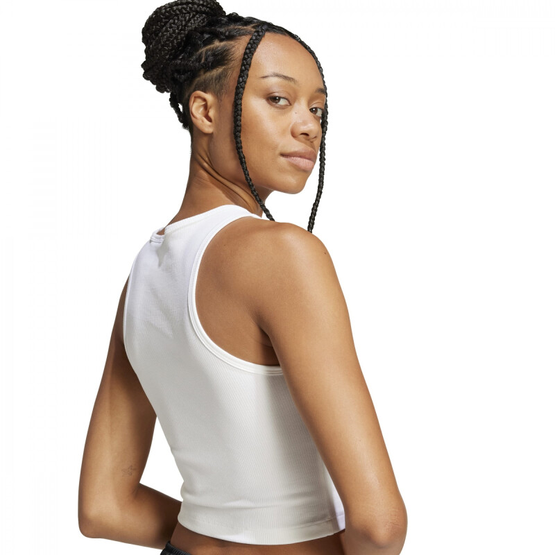 Musculosa Originals ADIDAS ESS RIB TANK de Mujer - JC9007 Blanco