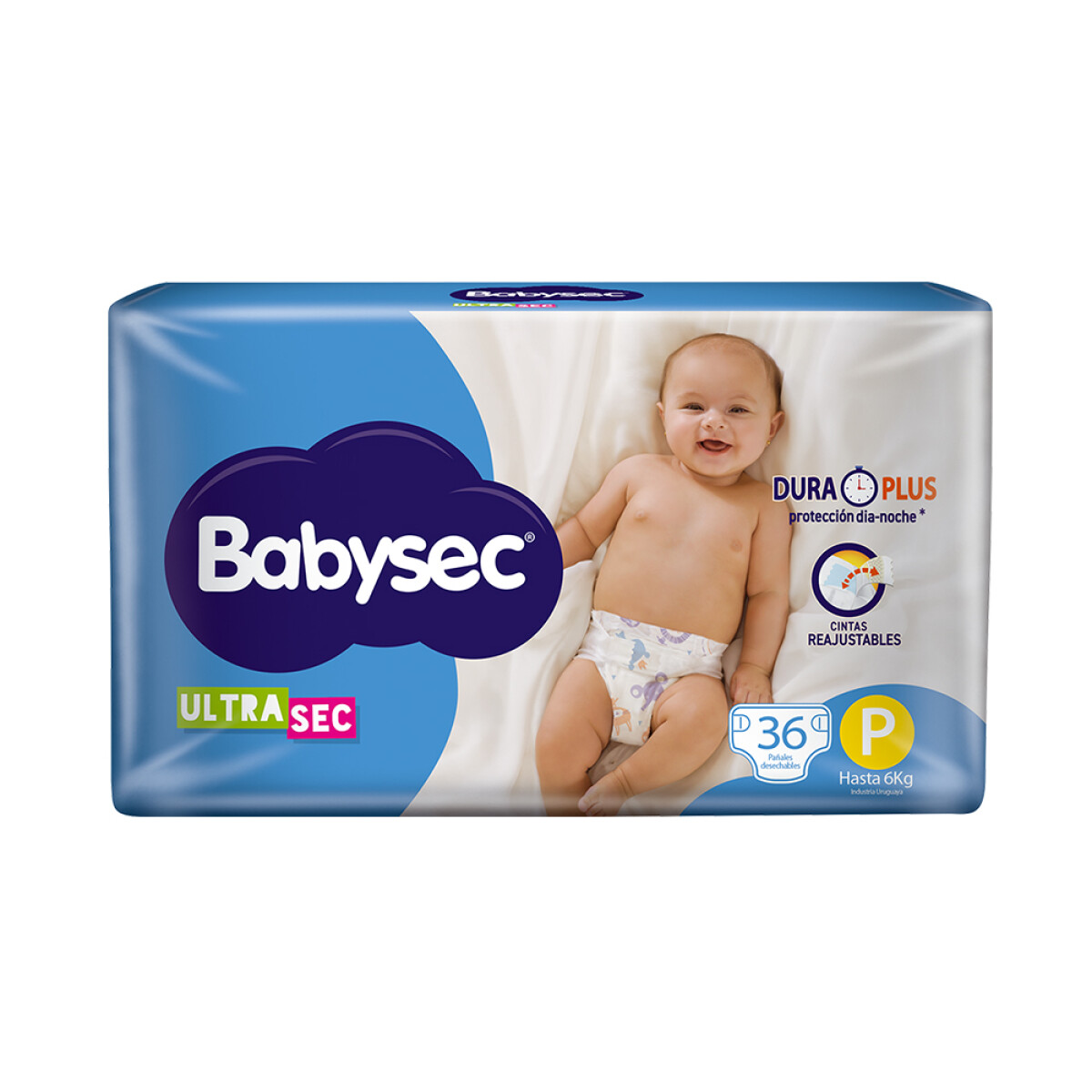Pañales Babysec Ultrasec P 36 Unidades 