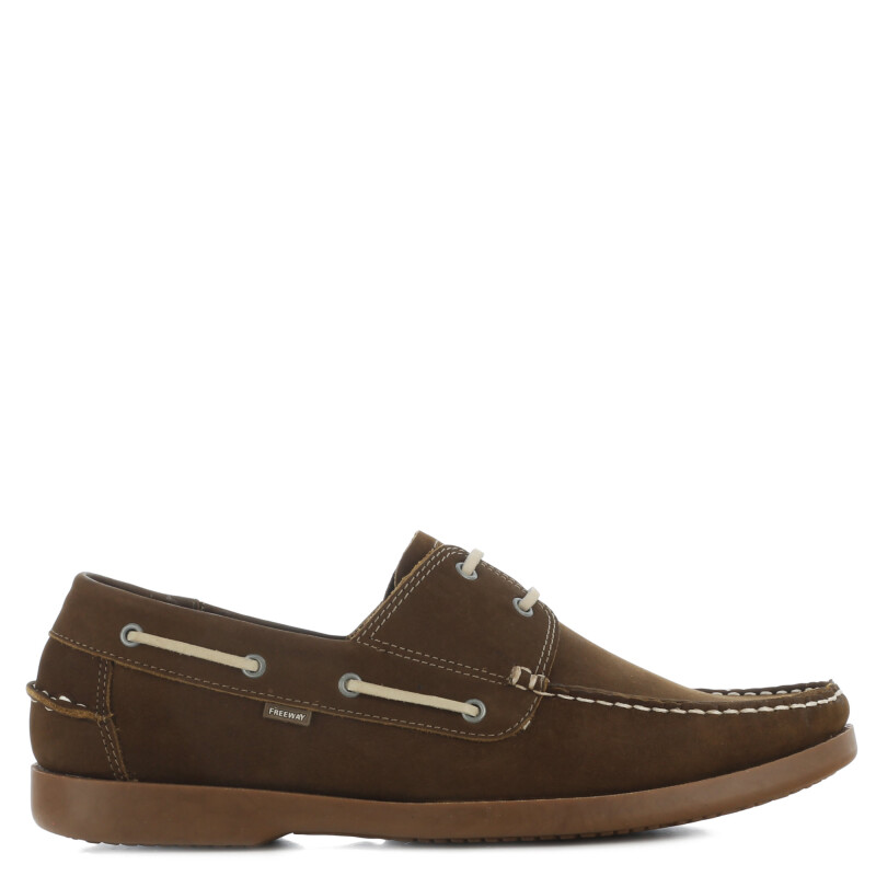 Zapatos de Hombre Freeway Casual Marrón Miel (Nobuk)