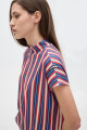 Blusa Yuri ST Blue/Bordeaux
