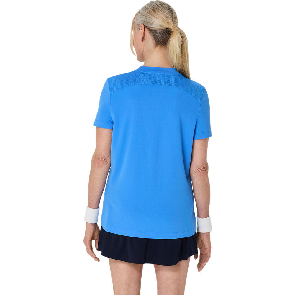 Polo Tenis Court SS Top Mujer Blue Coast