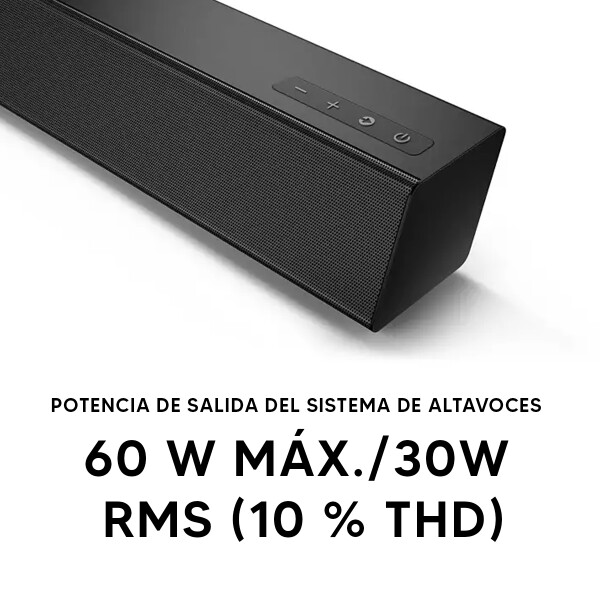 Barra De Sonido 2.0 Philips Tab510512 BARRA DE SNIDO PHILIPS TAB5105/12 2.0