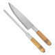 Juego de Barbacoa Madefer 2 Piezas Cuchillo y Afilador Acero Inoxidable Juego de Barbacoa Madefer 2 Piezas Cuchillo y Afilador Acero Inoxidable