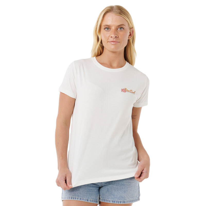 Remera Rip Curl Waikiki Standard - Blanco Remera Rip Curl Waikiki Standard - Blanco