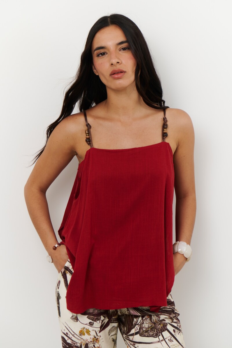 MUSCULOSA BALI - ROJO 