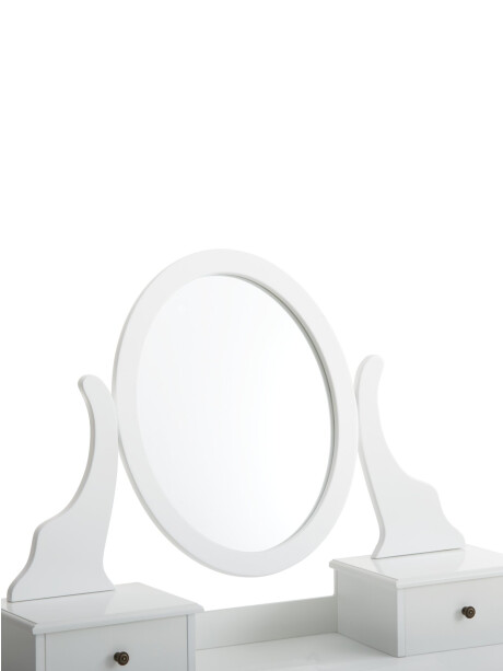 Tocador MALLING espejo y 5 cajones blanco Tocador MALLING espejo y 5 cajones blanco