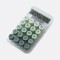Calculadora Con Botones En Degradé Verde
