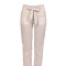 Pantalon Lino rayado beige