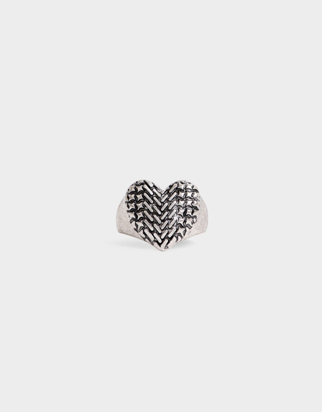 Anillos Medianos y Grandes Antique Silver Anillo Antique Corazón - Plateado Antique Silver