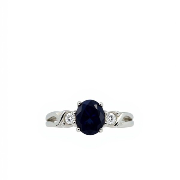 Anillo Halo Zirconia . Plata 925 - AN4755 sinpiedra