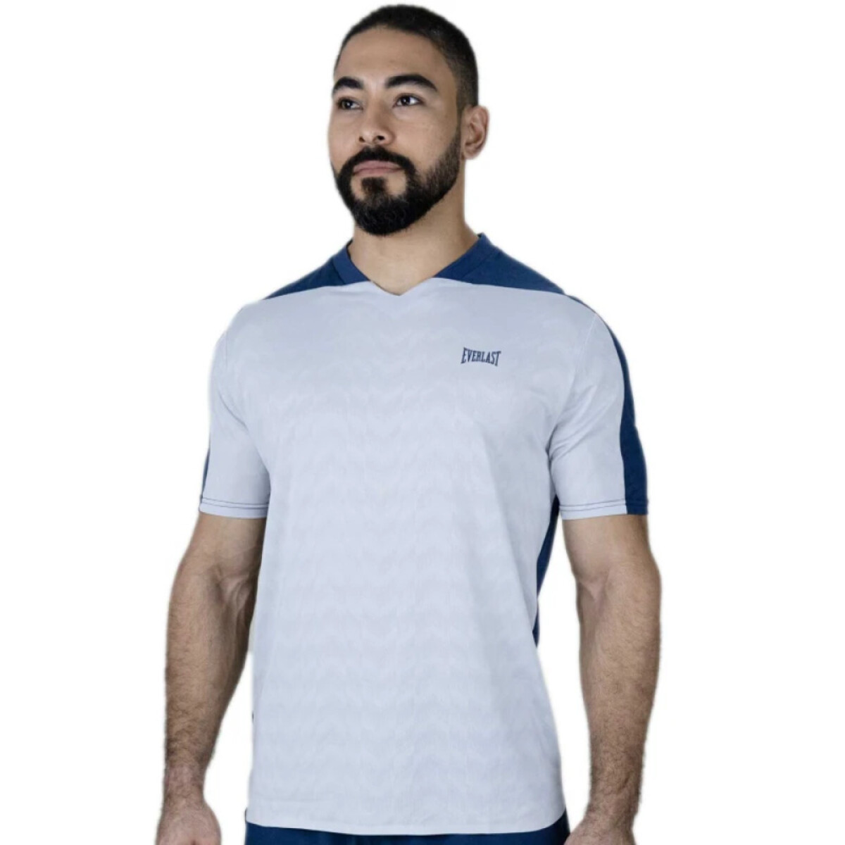 TSHIRT MEN POLY/SPX EVERLAST JACQUARD GY S - GY 