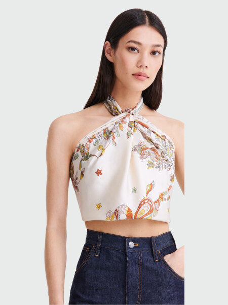 Pañuelo Foret Soie Marfil