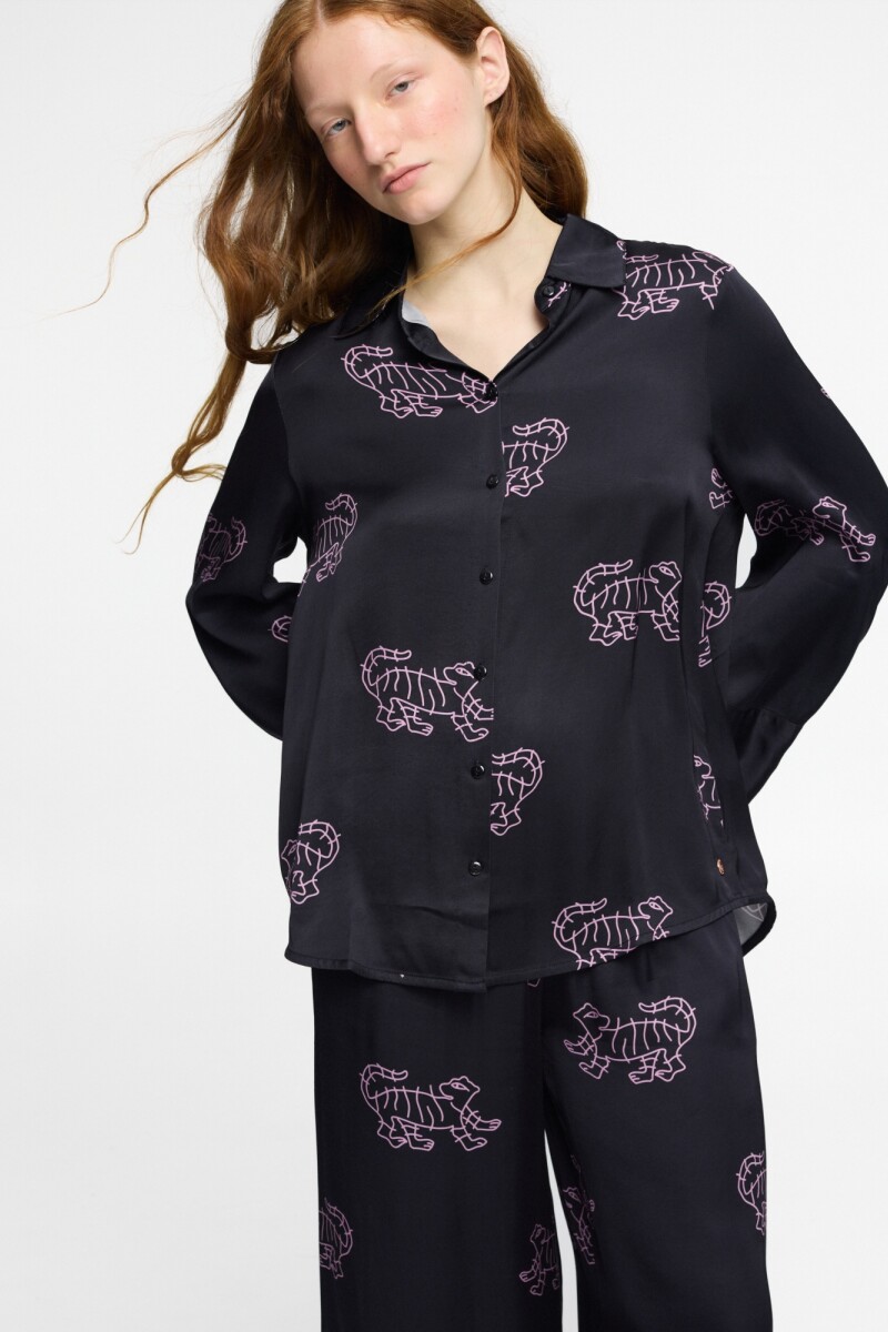 MARTI SHIRT Tigress Black
