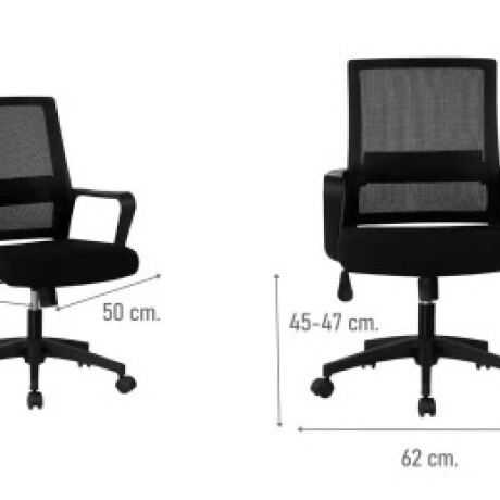 Silla de Oficina Ryan Negro 001