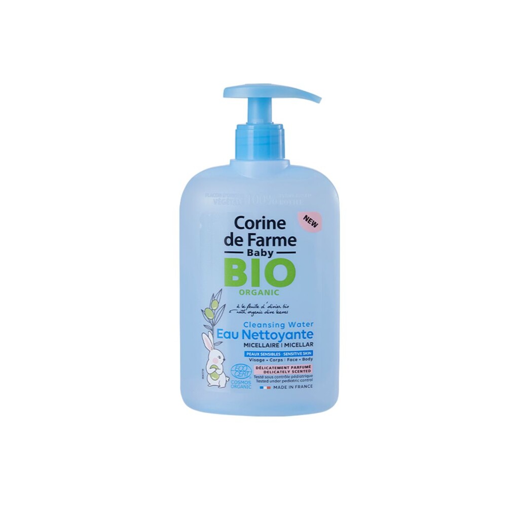 Agua Micelar Limpiadora Bebé Bio Organic Eau Nettoyante Corine de Farme - 500mL