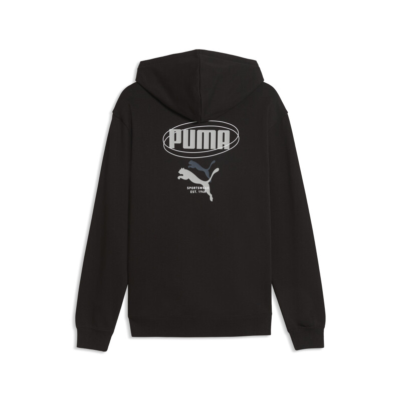 Hoodie PUMA ESS LOGO LAB Story 1 TR Hombre 692024 01 Negro