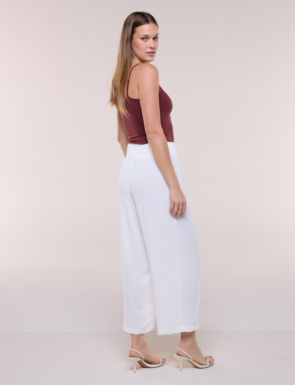 Pantalón Cadena Pull On BLANCO