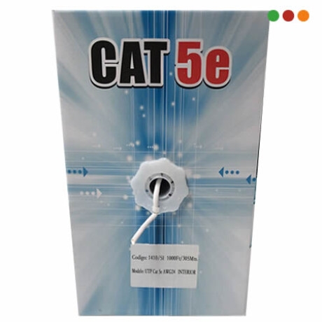 Cable UTP Cat 5e INTERIOR Blanco CCA 305 Mts 1410/5I INNOVA 5448