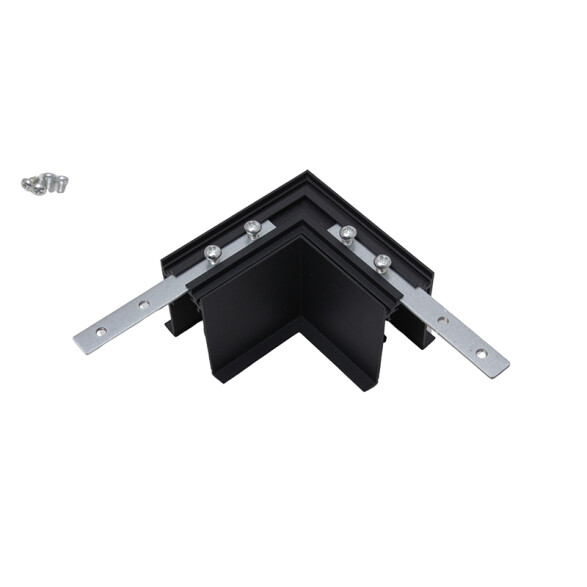 Conector en L horizontal p/riel magnético embutir IX4314X