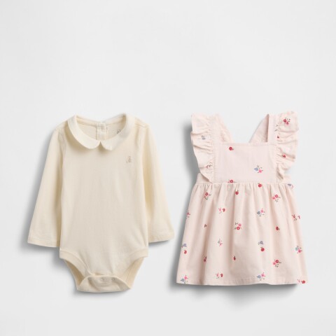CORD OVERALL BS SET PURE PINK