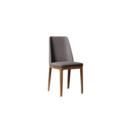 Silla de Comedor City Li­nea Manhattan Lino Gris/Natural