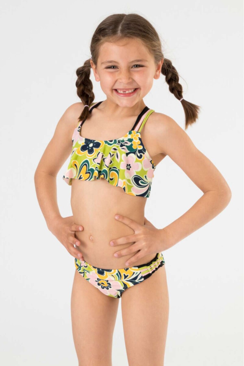 Bikini bellísima 6-16 a - Flores 