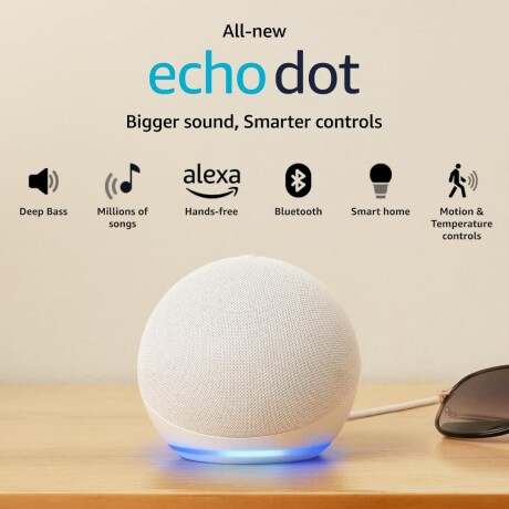 Parlante Inteligente Amazon Echo Dot Blanco 001