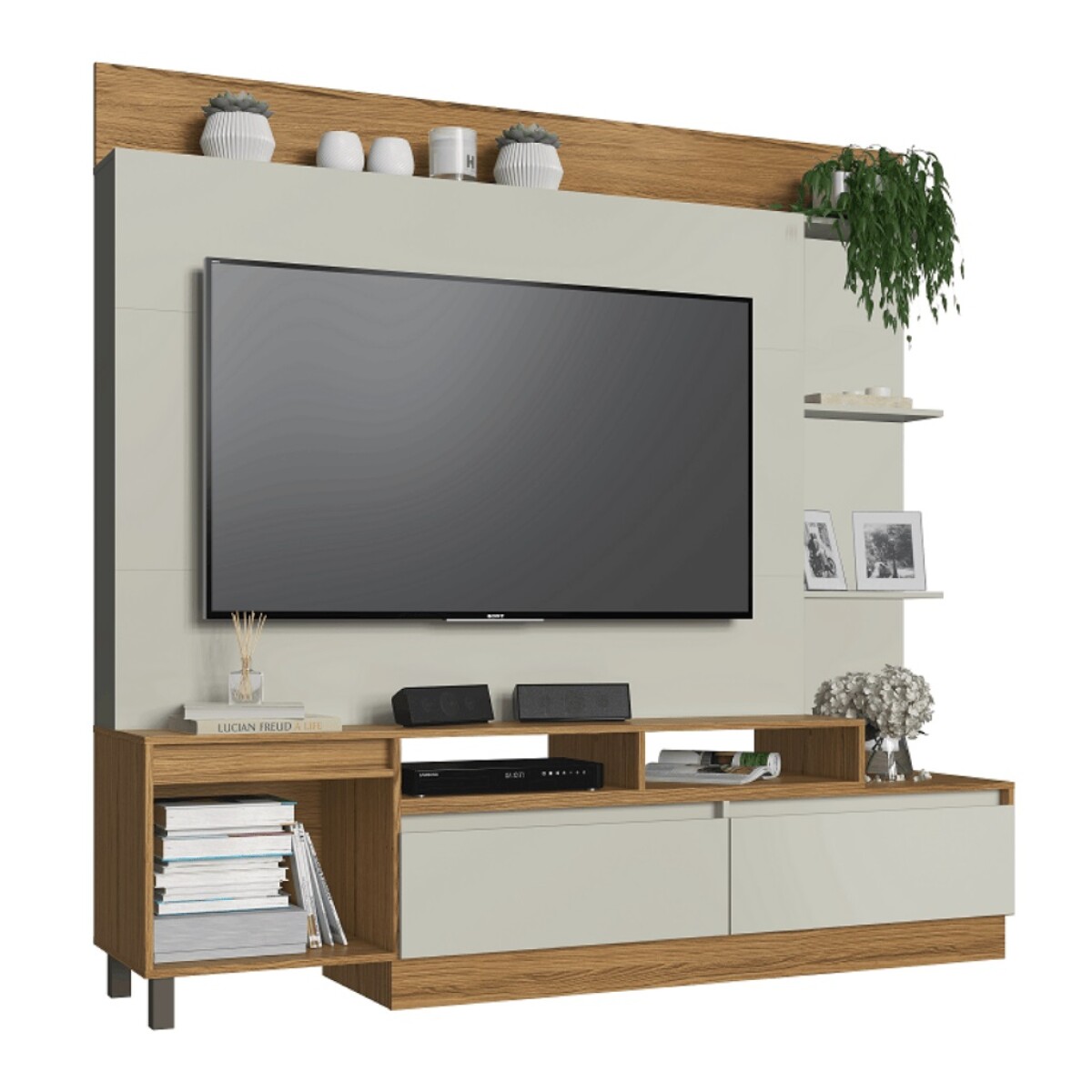 MODULAR PARA TV SINFONIA - CARVALHO/CREMA HO-5120 