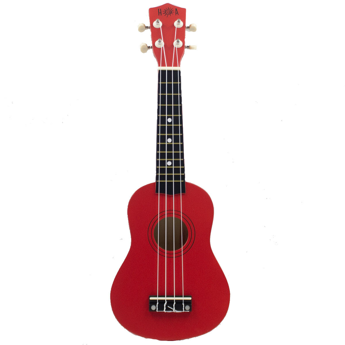 Ukelele Soprano HOA AU02 rojo con Funda 