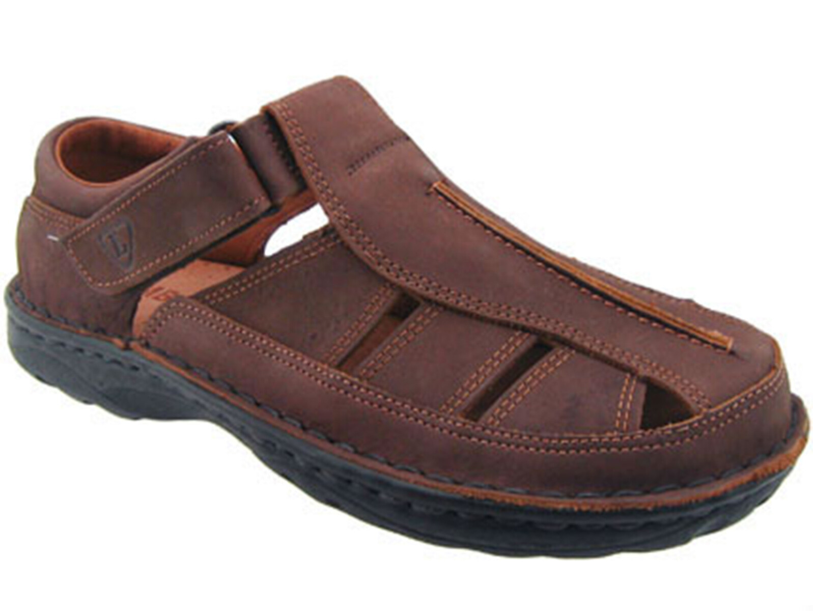 Sandalias de Hombre Lombardino Casual - Marrón Chocolate (Nobuk) 