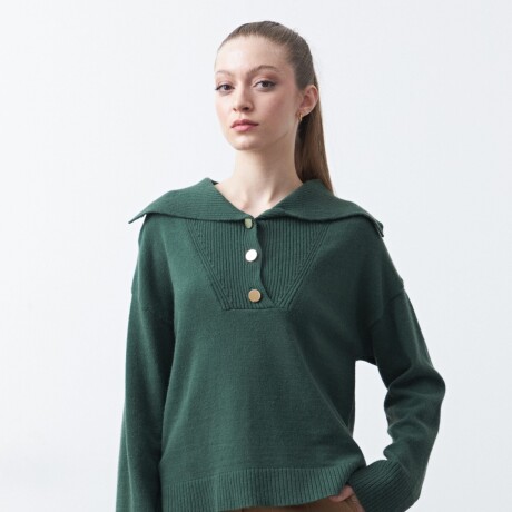 SWEATER APUS Verde Botella