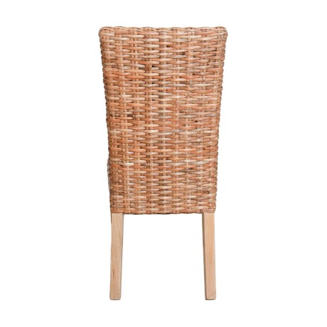 SILLA DE COMEDOR RATTAN NATURAL-BEIGE INDAH