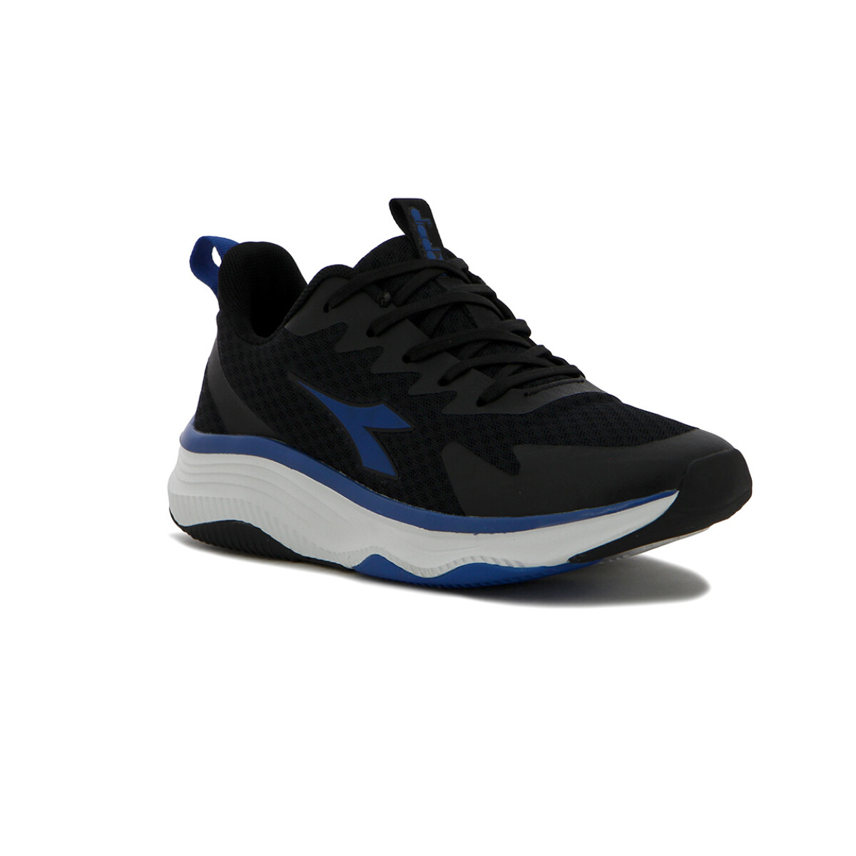 Championes Deportivos Mujer Diadora Delta - Negro-azul 