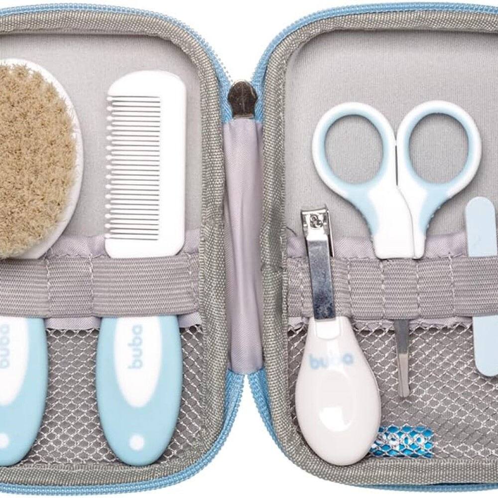 Neccesaire BUBA set cuidados estuche rigido celeste