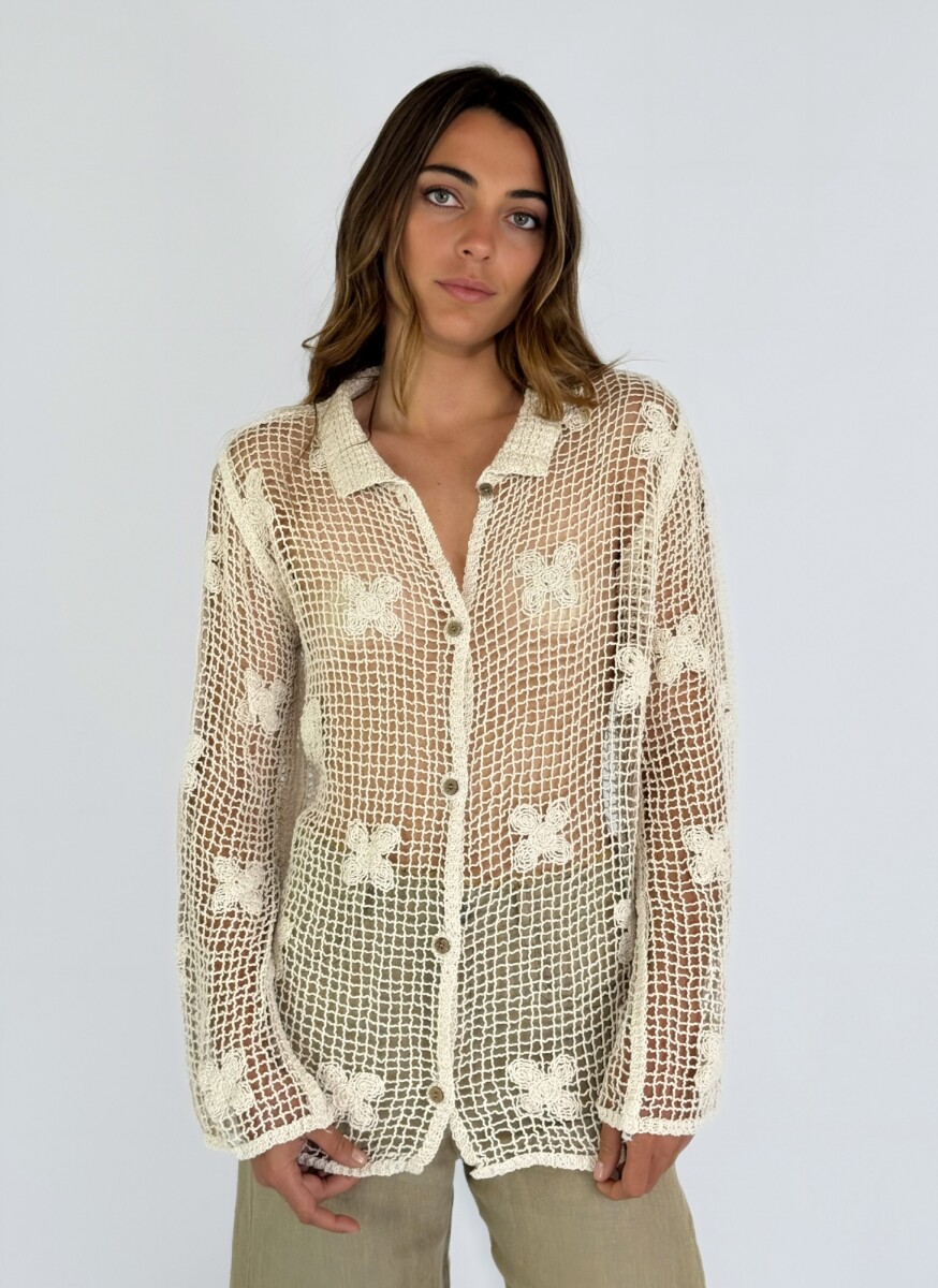 CAMISA TREVI - BEIGE 