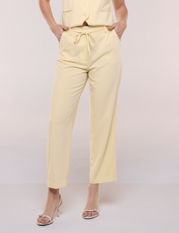 Pantalon Ankle AMARILLO