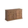Aparador Bargueño Linea Mexicana Madera Maciza Oscuro