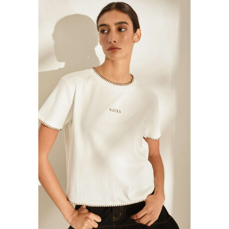 Tshirt Savia Cute Crudo Y Chocolate