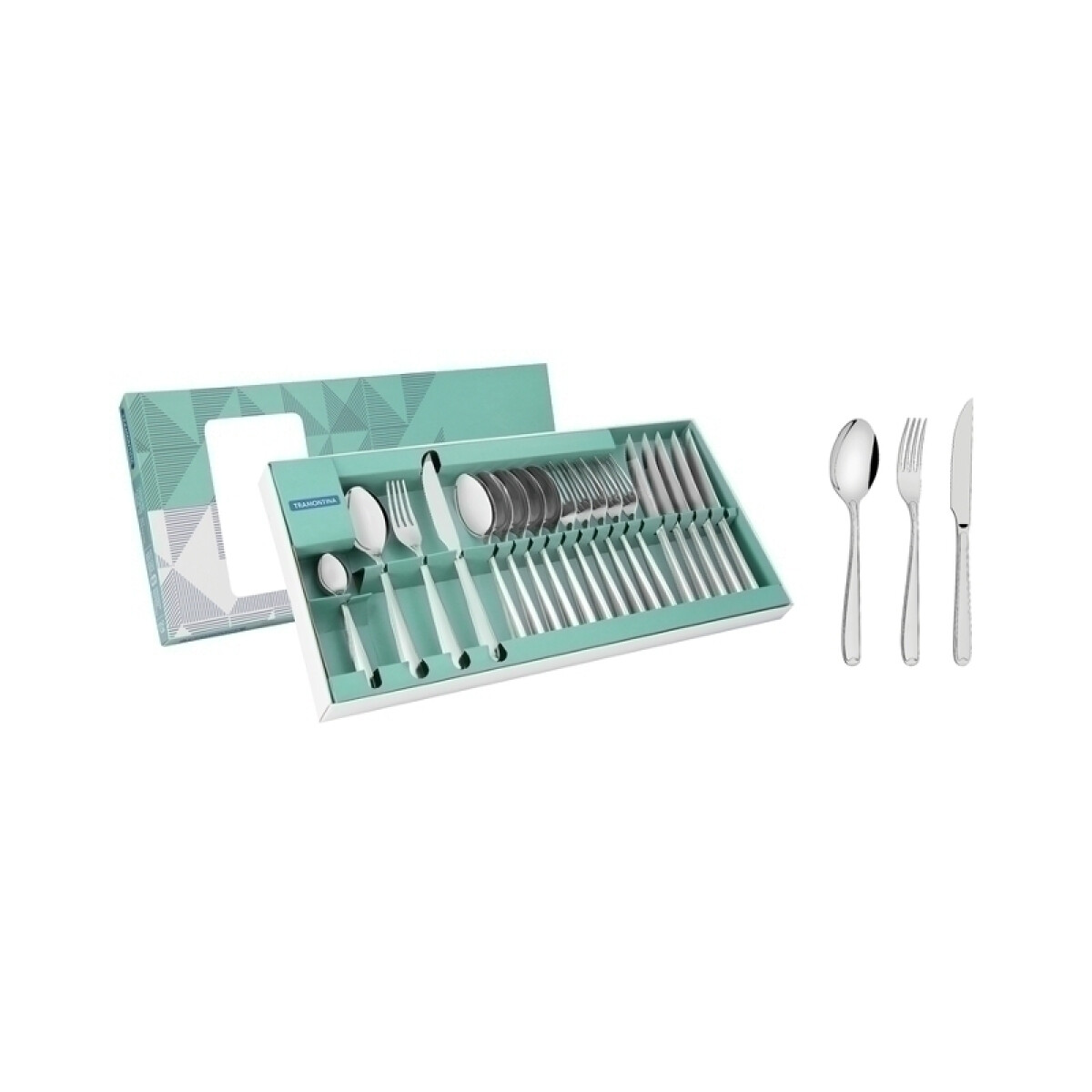 Juego de cubiertos para asado modelo COPACABANA, 24 piezas -TRAMONTINA - TF2250 