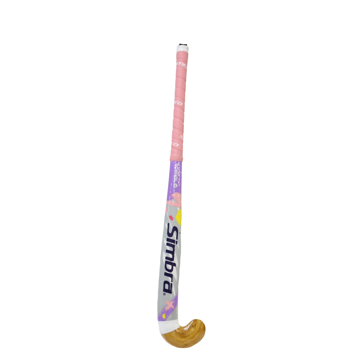 Palo de Hockey Simbra School - Blanco - Rosa 