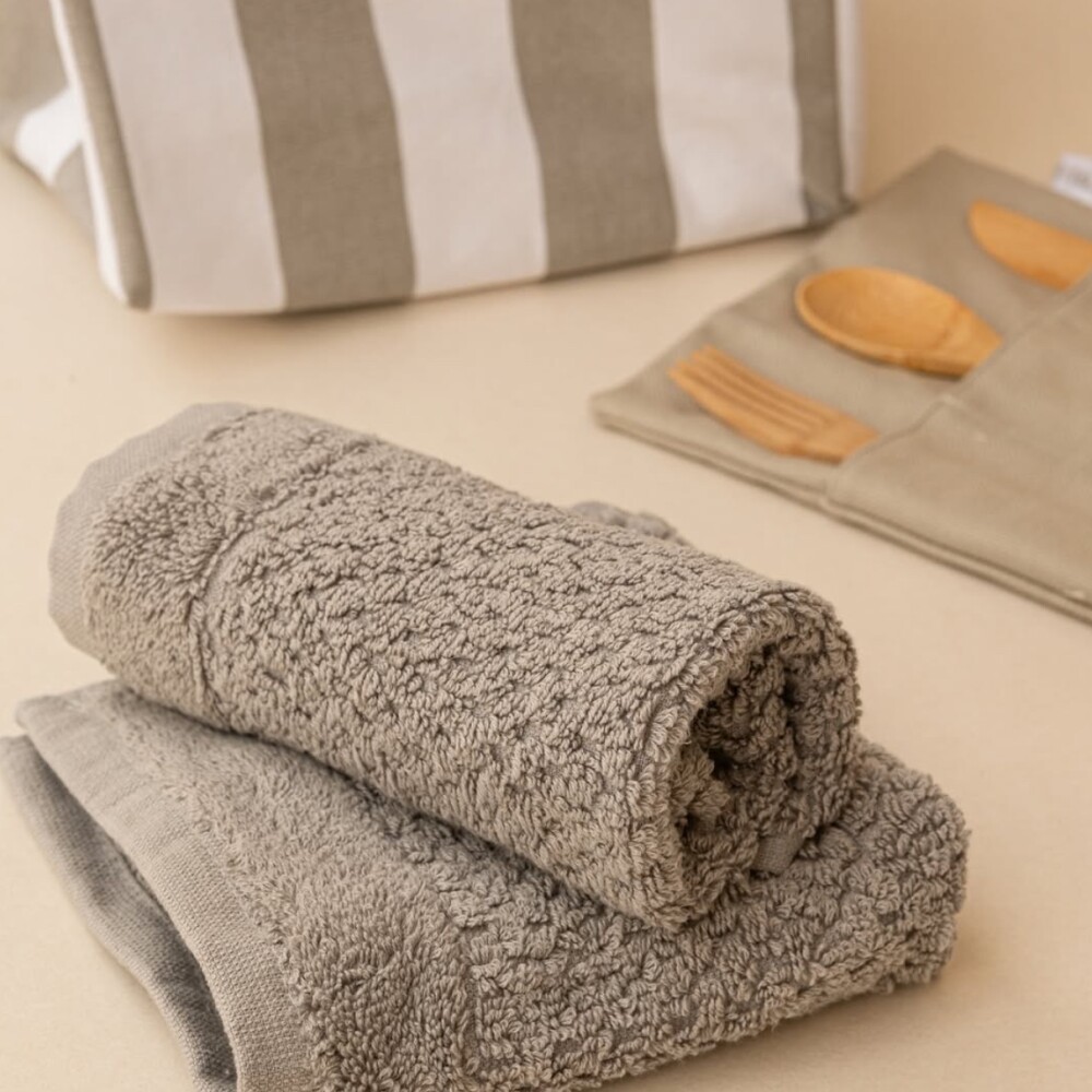 Toalla Social de Mano Beige