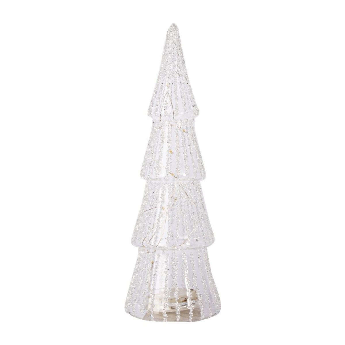 ARBOL DE NAVIDAD PLATA GALVANIZADA D10x32CM 