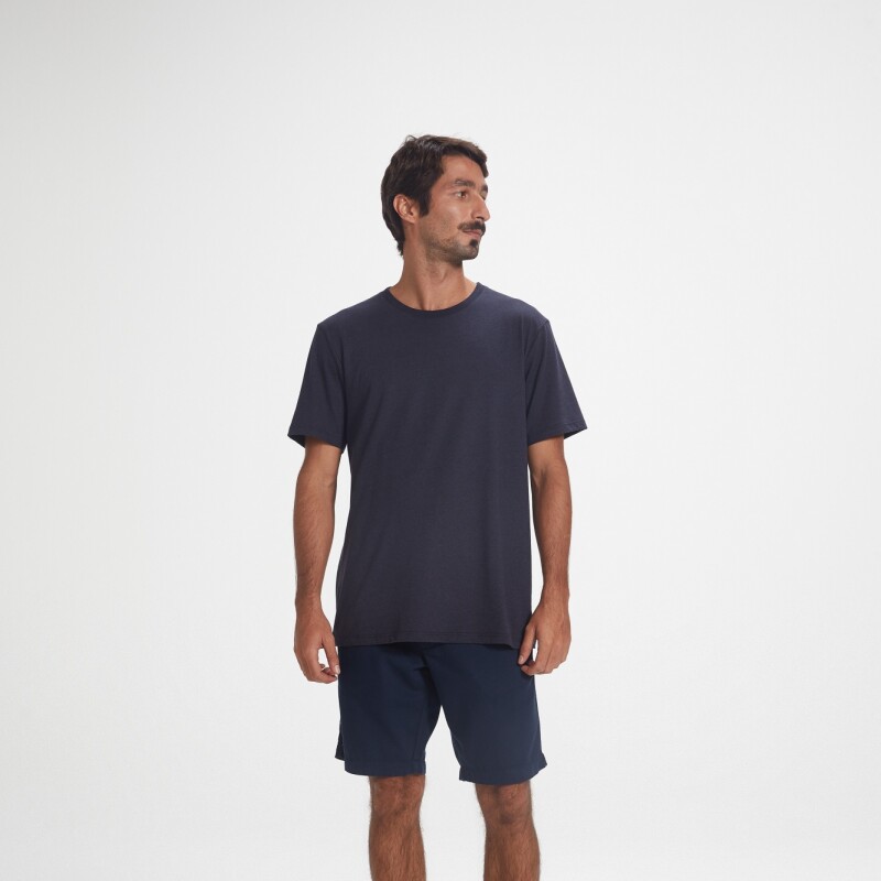 CAMISETA MM MASC AZUL OSCURO