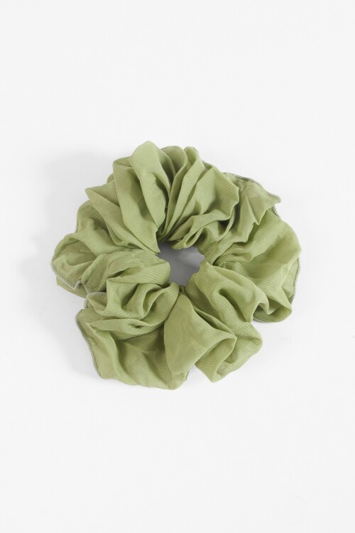 Set gomitas srunchies oversize verde