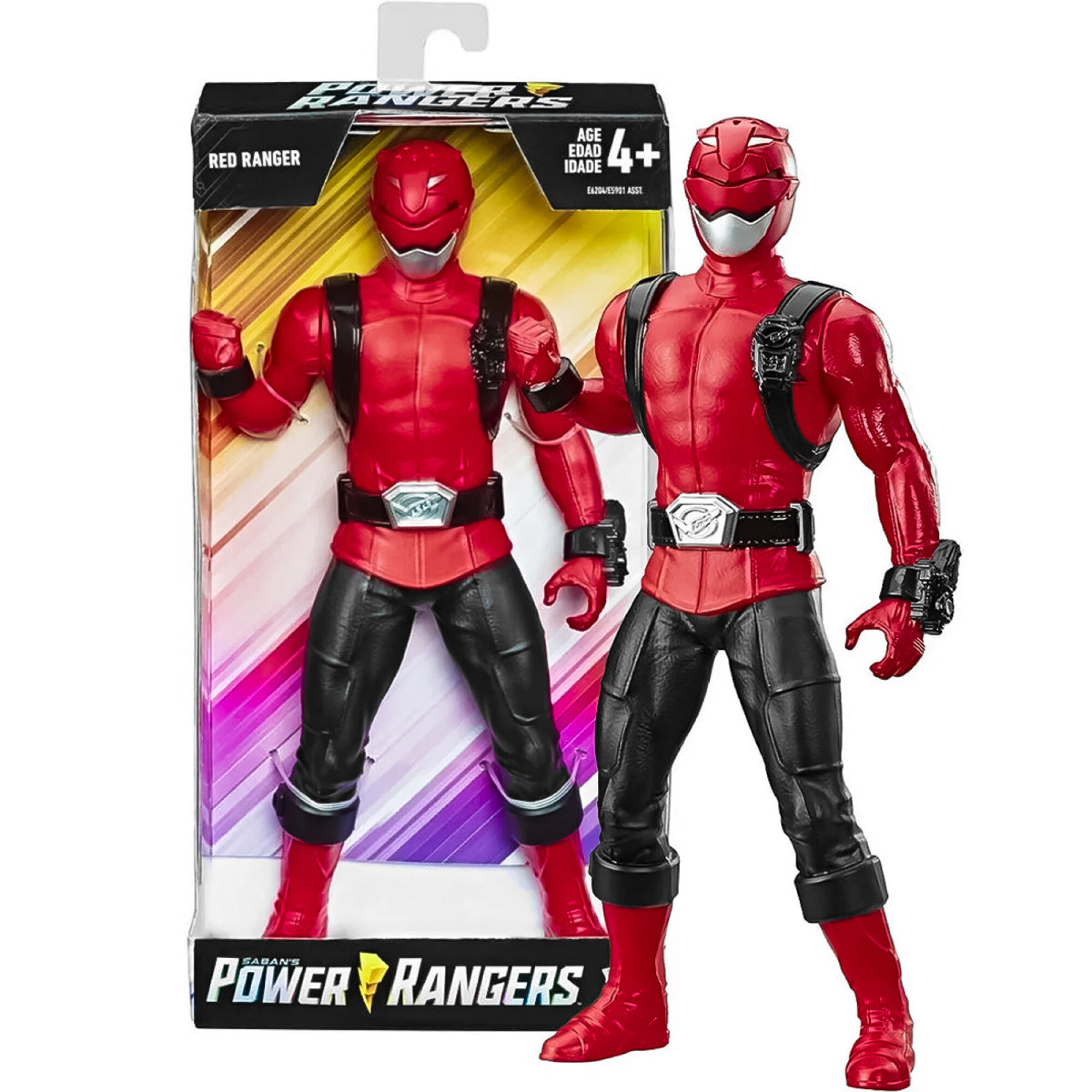 Mu eco Figura De Acci n Power Ranger Rojo Hasbro 25cm Rojo El